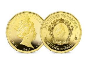 The 2017 Twelve-sided Gold Quarter Sovereign