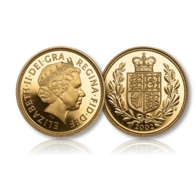 Image of The Queen Elizabeth II Gold Sovereign of 2002