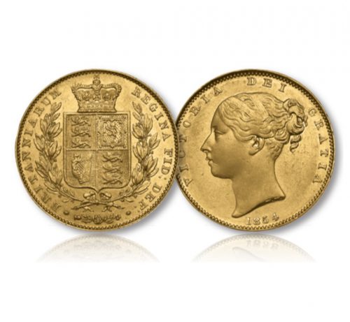 Image of The Queen Victoria Gold Sovereign of 1838-1874
