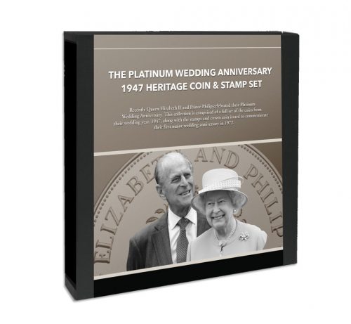 The Platinum Wedding Anniversary Coin Set of 1947