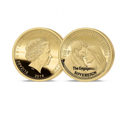 Image of the 2019 The Engagement Gold Sovereign