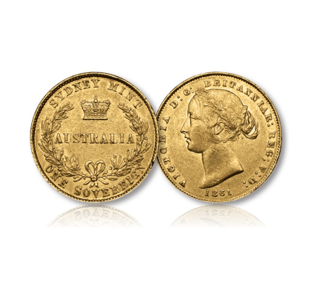 Queen Victoria Gold Sovereign Sydney Mint 1857-1870 - Hattons of ...