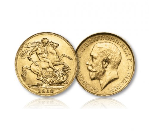 The King George V Gold Sovereign of the Bombay Mint of 1918