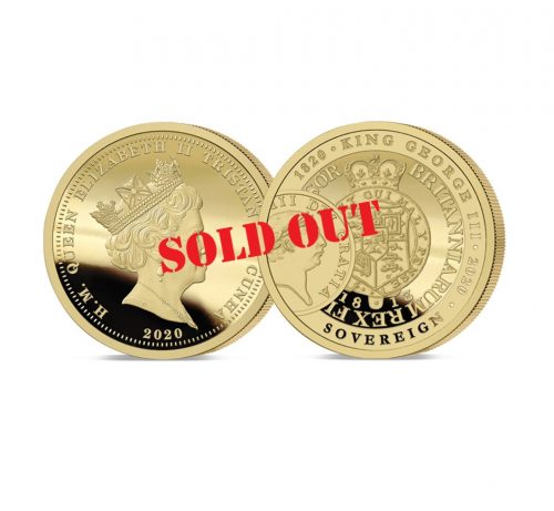 George III Sovereign Sold Out