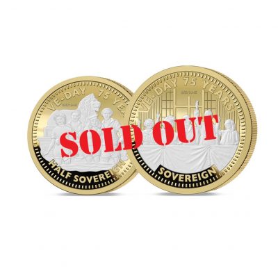The VE Day 75th Anniversary Gold Half and Full Sovereign - SOLD OUT