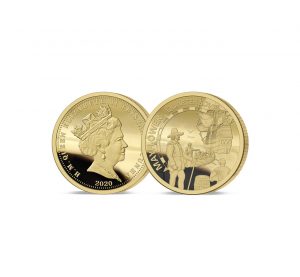 The 2020 Mayflower 400th Anniversary Gold Quarter Sovereign