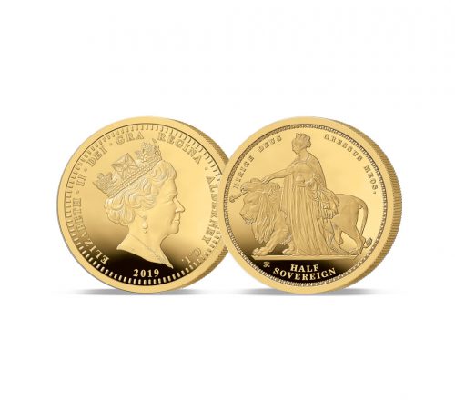 The 2019 Queen Victoria 200th Anniversary 24 Carat Gold Half Sovereign