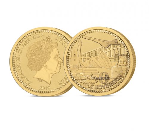 The 2019 Concorde 50th Anniversary Gold Double Sovereign