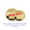 The 2021 Queen's 95th Birthday 24 Carat Gold Fractional Infill Sovereign Set SOLD OUT