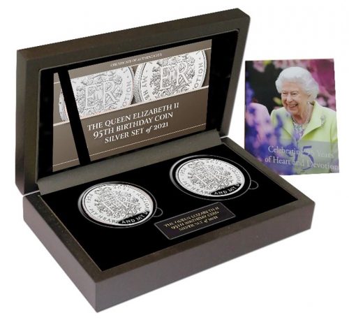 Queen Elizabeth II 2021 The 95th Birthday Commemorative Silver Set