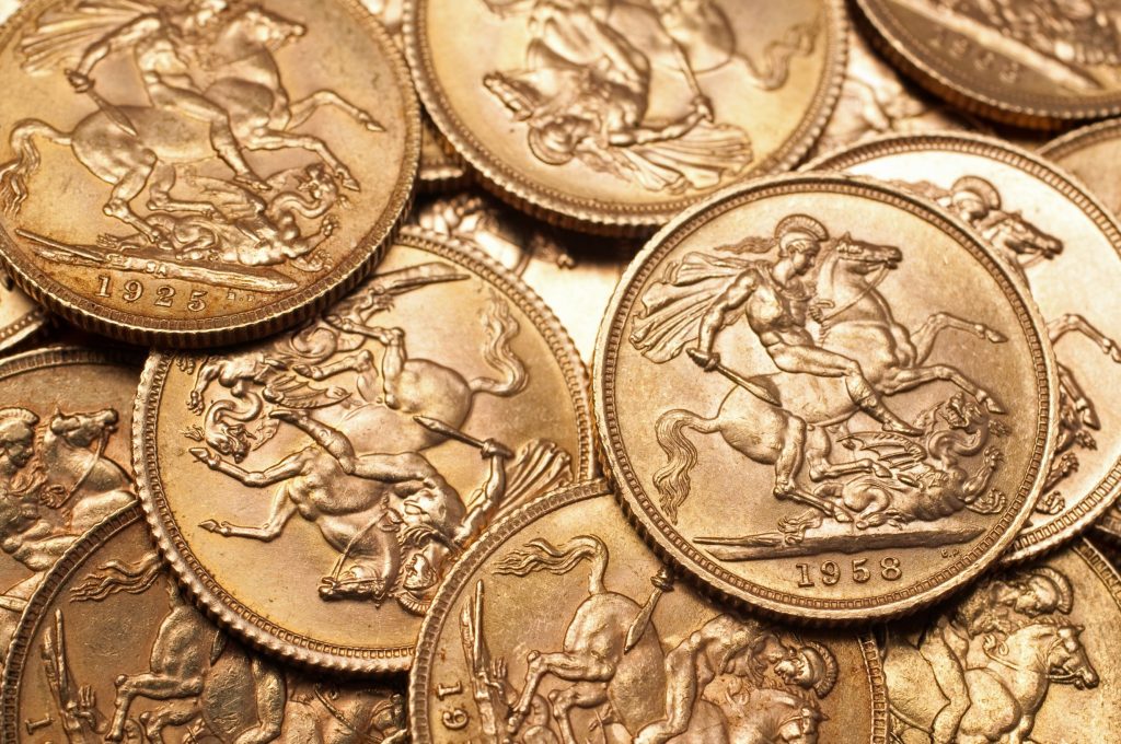 Gold sovereigns