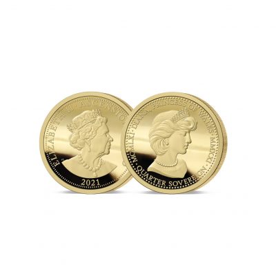 The 2021 Diana 60th Birthday Gold Proof Quarter Sovereign