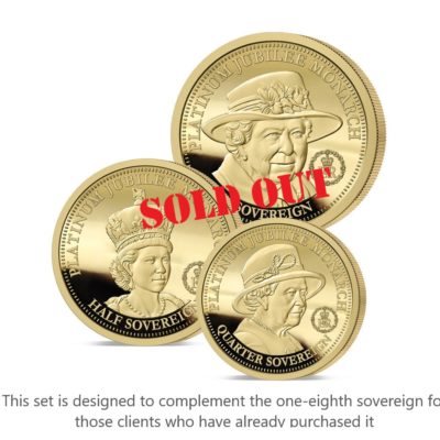 The 2022 Platinum Jubilee Monarch Platinum Gold Prestige Infill Sovereign Set - SOLD OUT
