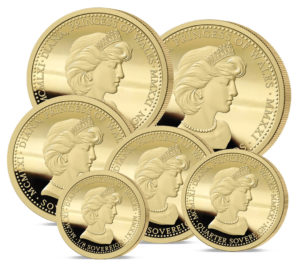 The 2021 Diana 60th Birthday Gold Definitive Sovereign Proof Set