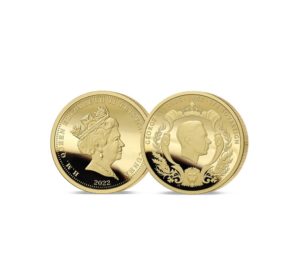 King George VI Tribute Gold Quarter Sovereign