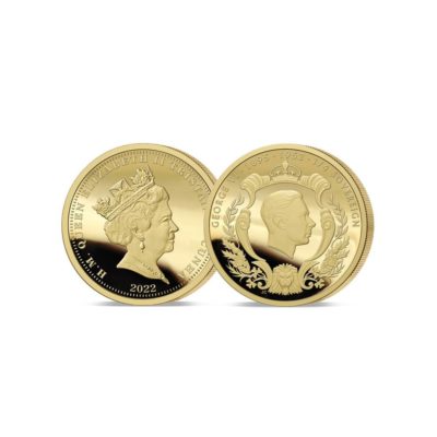 King George VI Tribute Gold Quarter Sovereign
