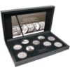 Queen Elizabeth II The Royal Jubilees Silver Proof and Uncirculated Crown Set