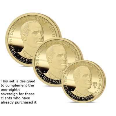 The 2022 Prince William 40th Birthday Gold Prestige Infill Sovereign Set