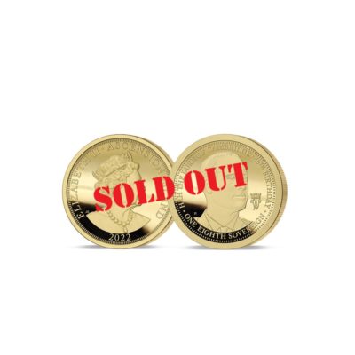 The 2022 Prince William 40th Birthday Gold One-Eighth Sovereign SOLD OUT