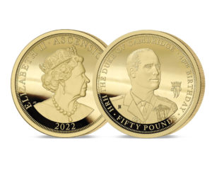 The 2022 Prince William 40th Birthday Gold £50 Sovereign