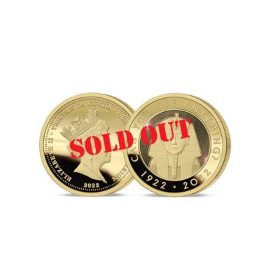 The 2022 Tutankhamun Discovery 100th Anniversary Gold Quarter Sovereign