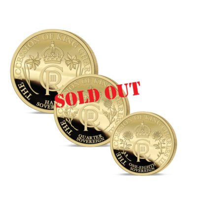 The King Charles III Accession Gold Fractional Set SOLD OUT