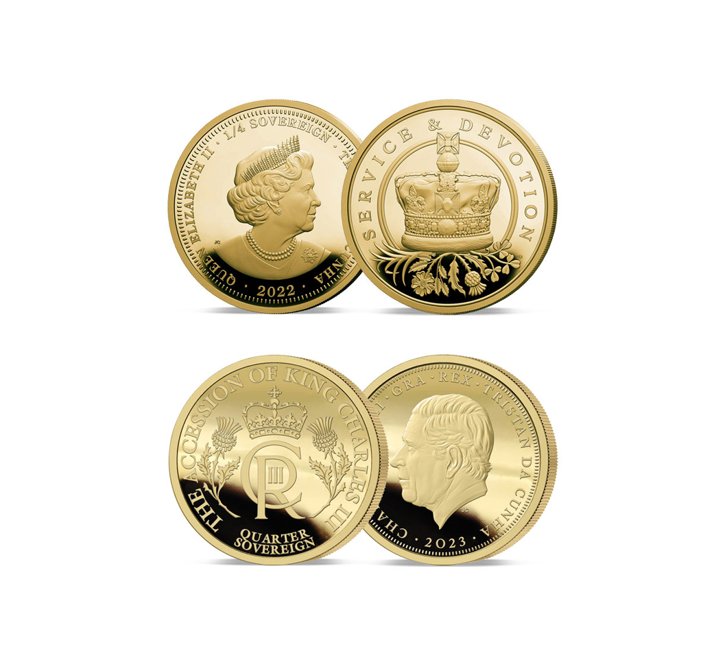 The Changing of Our Monarchs Quarter Two Coin Set
