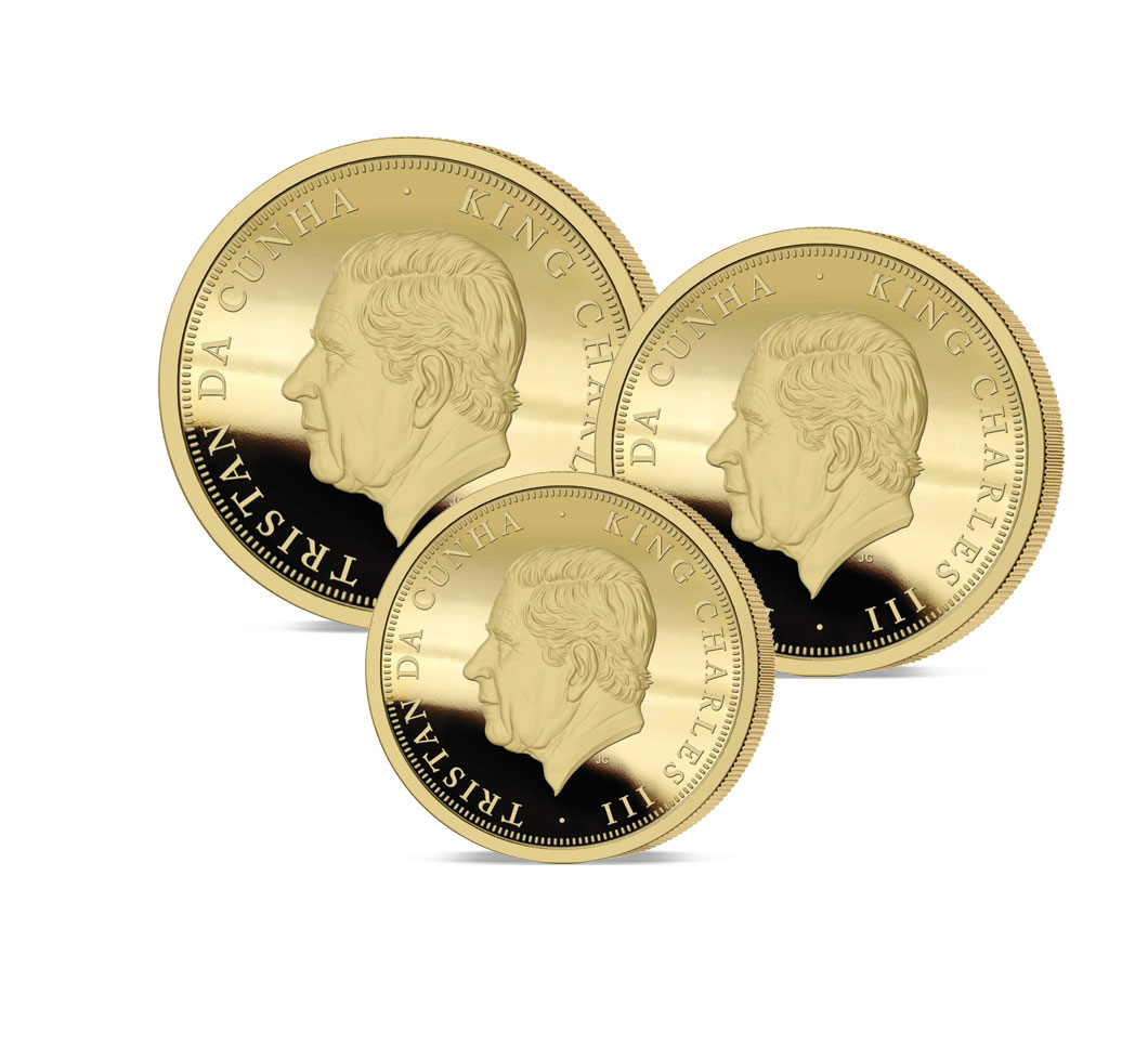 The 2023 Double Sovereign 200th Anniversary Gold Prestige Infill Sovereign Set Obverse