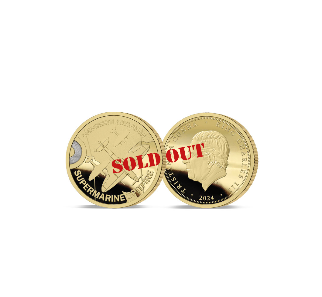 The 2024 Britain's WWII Aircraft Legends Gold One Eighth Sovereign Sold Out