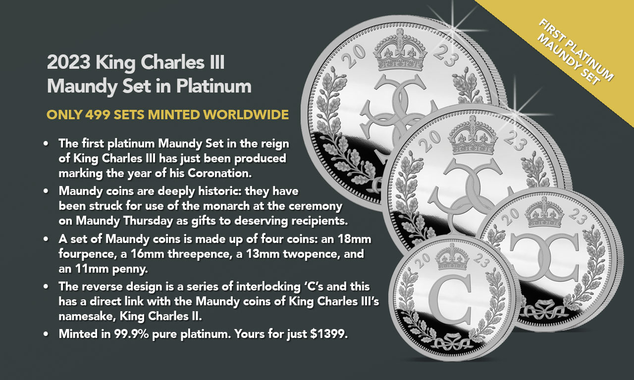 The King Charles III Platinum Maundy Set