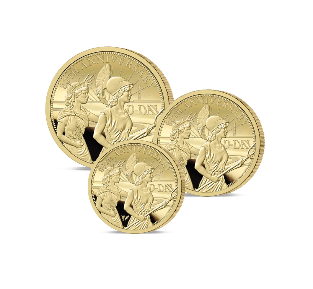 The 2024 D-Day 80th Anniversary Gold Fractional Sovereign Set
