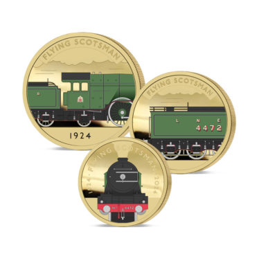 The 2024 Centenary of Flying Scotsman 4472 Gold Fractional Sovereign Set