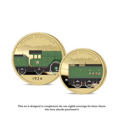 The 2024 Centenary of Flying Scotsman 4472 Gold Fractional Infill Sovereign Set