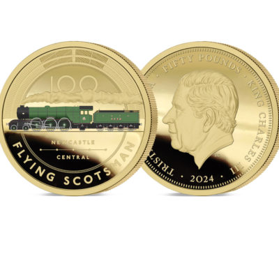 The 2024 Centenary of Flying Scotsman 4472 Gold Fifty Pound Sovereign