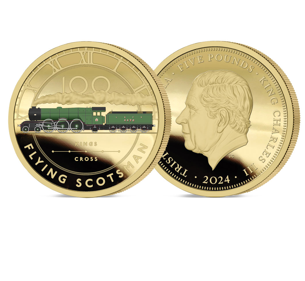 The 2024 Centenary of Flying Scotsman 4472 Gold Five Sovereign