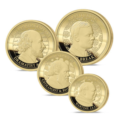 The 2025 Earl's Inspiring Britons Gold Prestige Sovereign Set