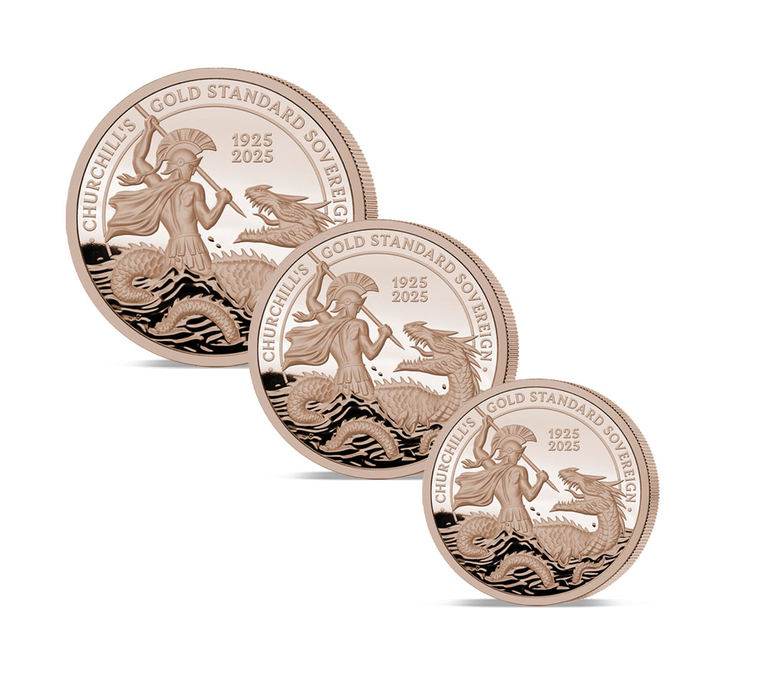 The 2025 St George Rose Gold Fractional Sovereign Set