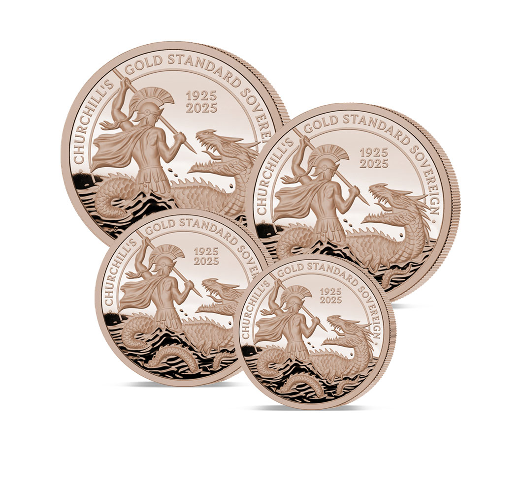 The 2025 St George Rose Gold Prestige Sovereign Proof Set