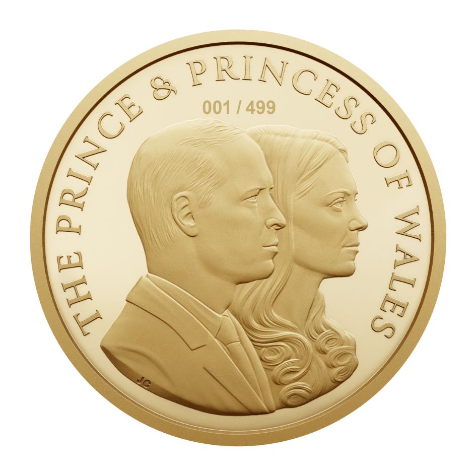The 2025 Prince and Princess of Wales Matte Proof Sovereign