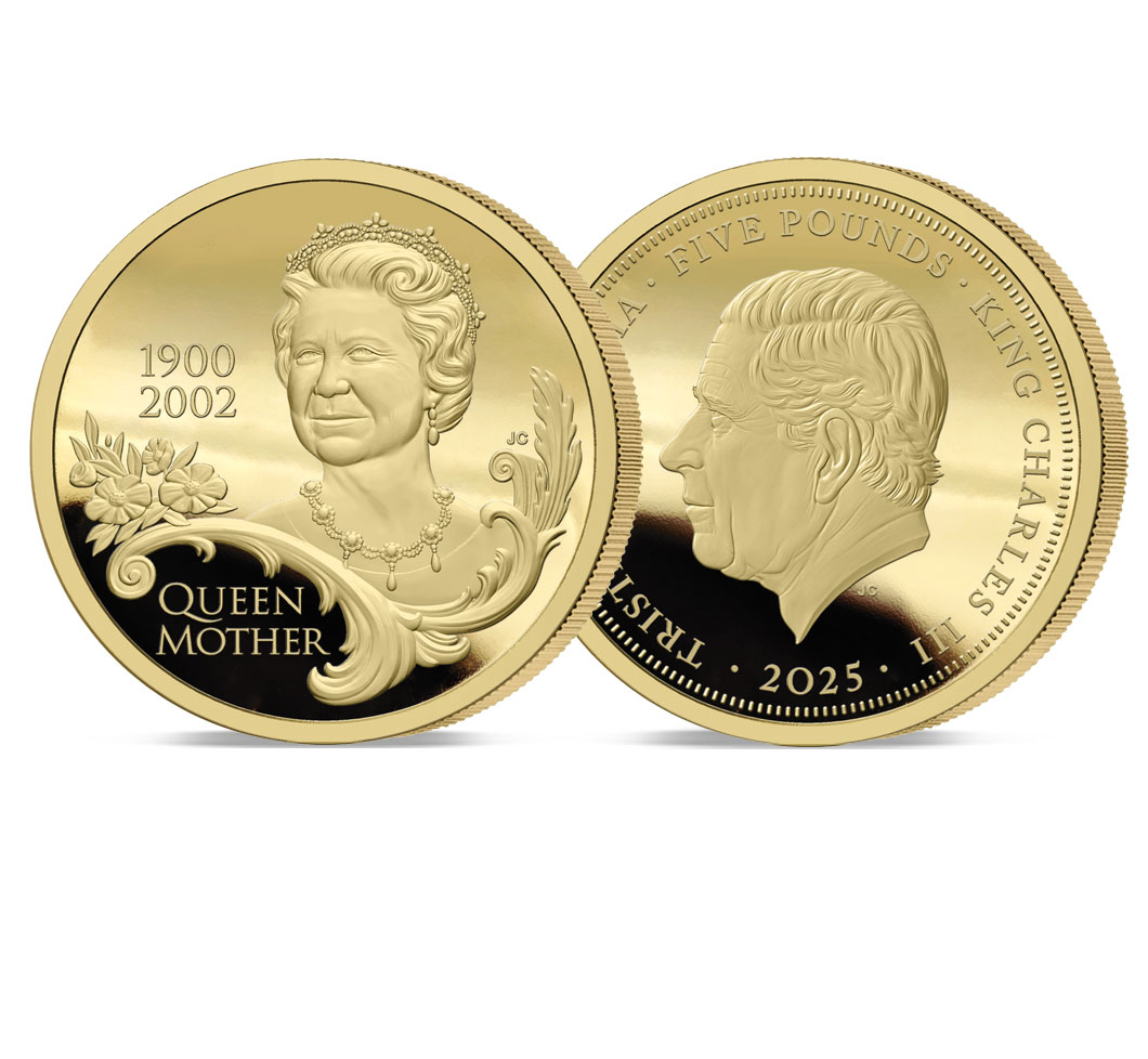 The 2025 Queen Mother 125th Anniversary Gold Five Pound Sovereign