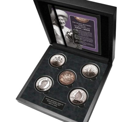 Queen Mother Silver Crown Set