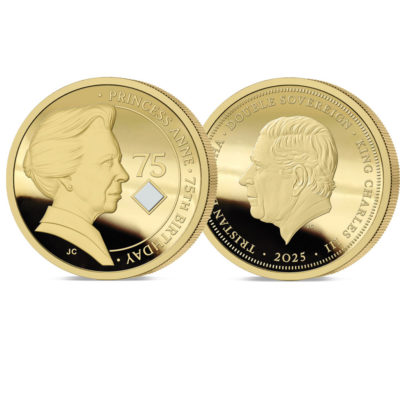 The 2025 Princess Royal 75th Birthday Gold Double Sovereign