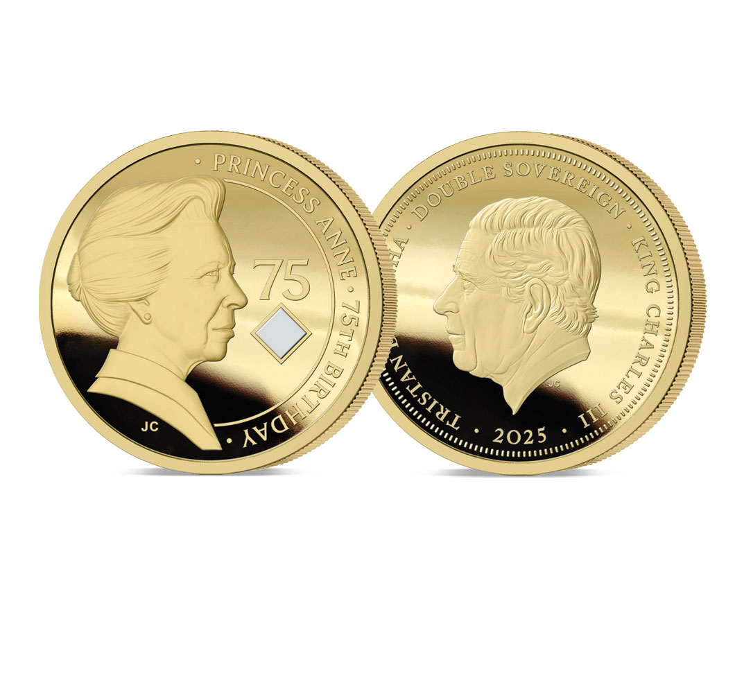 The 2025 Princess Royal 75th Birthday Gold Double Sovereign