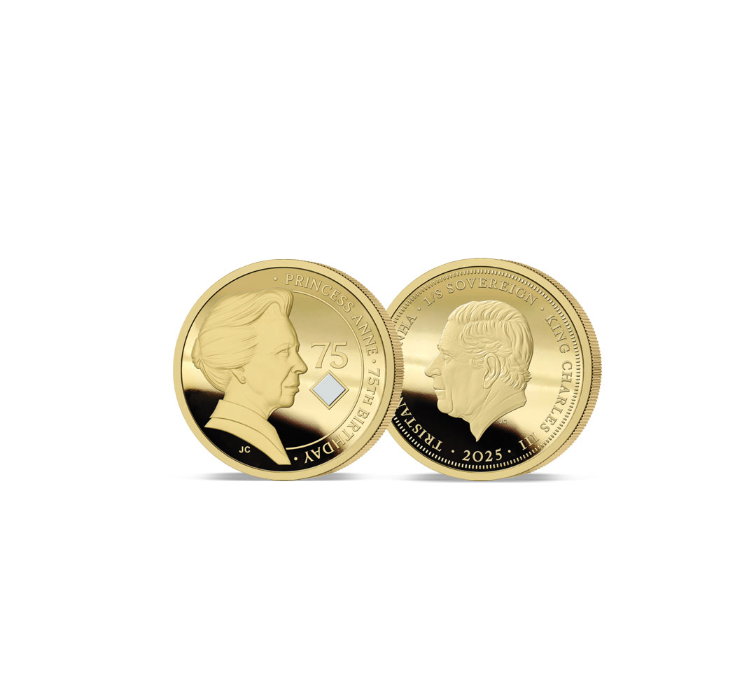 The 2025 Princess Royal 75th Birthday Gold One Eighth Sovereign