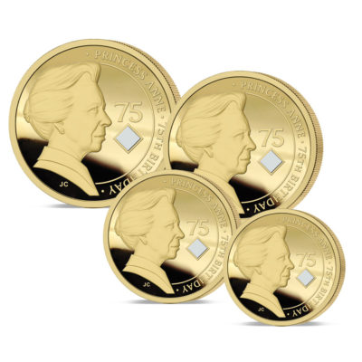 The 2025 Princess Royal 75th Birthday Gold Prestige Sovereign Proof Set