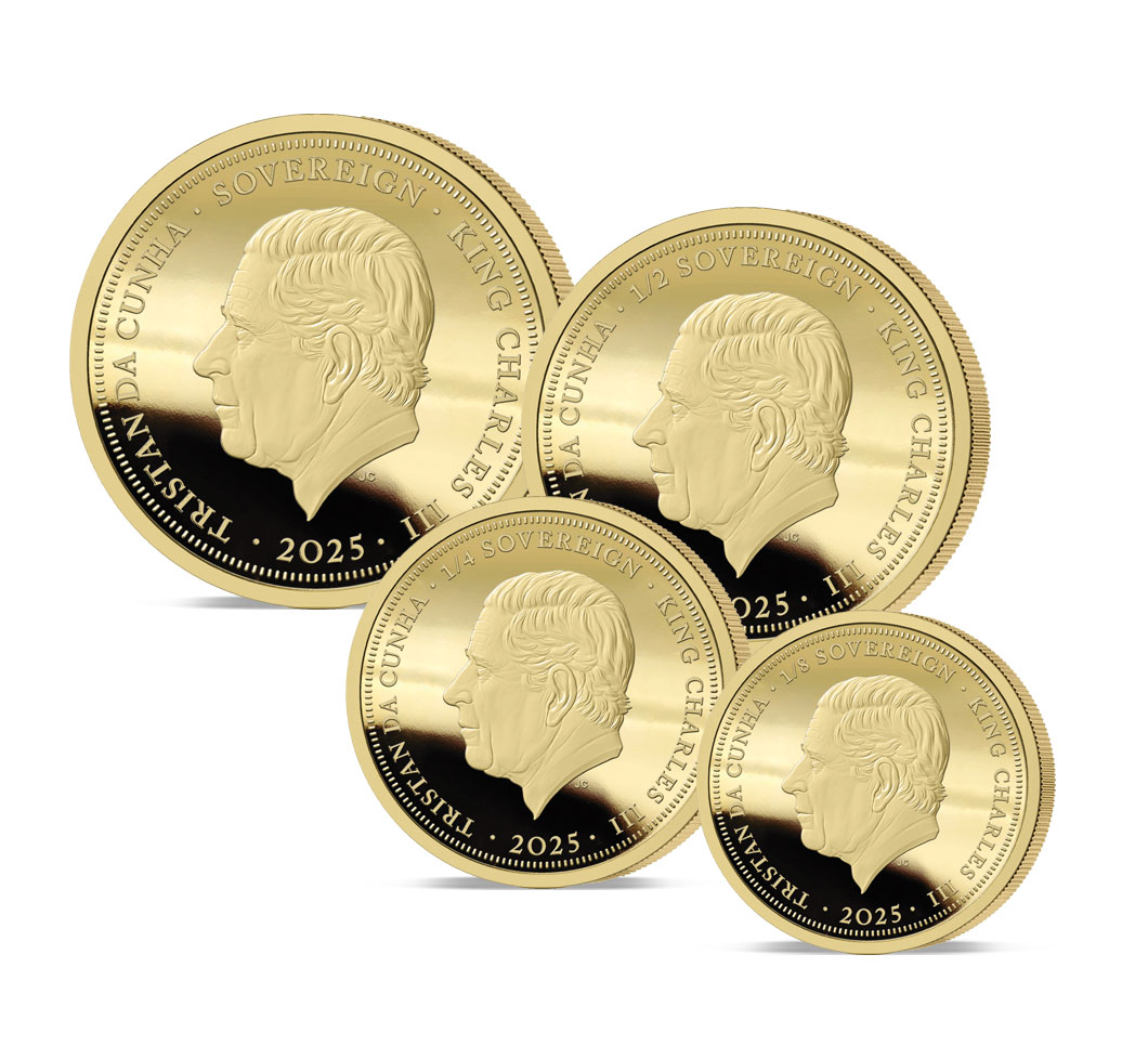 The 2025 Princess Royal 75th Birthday Gold Prestige Sovereign Proof Set Obverse