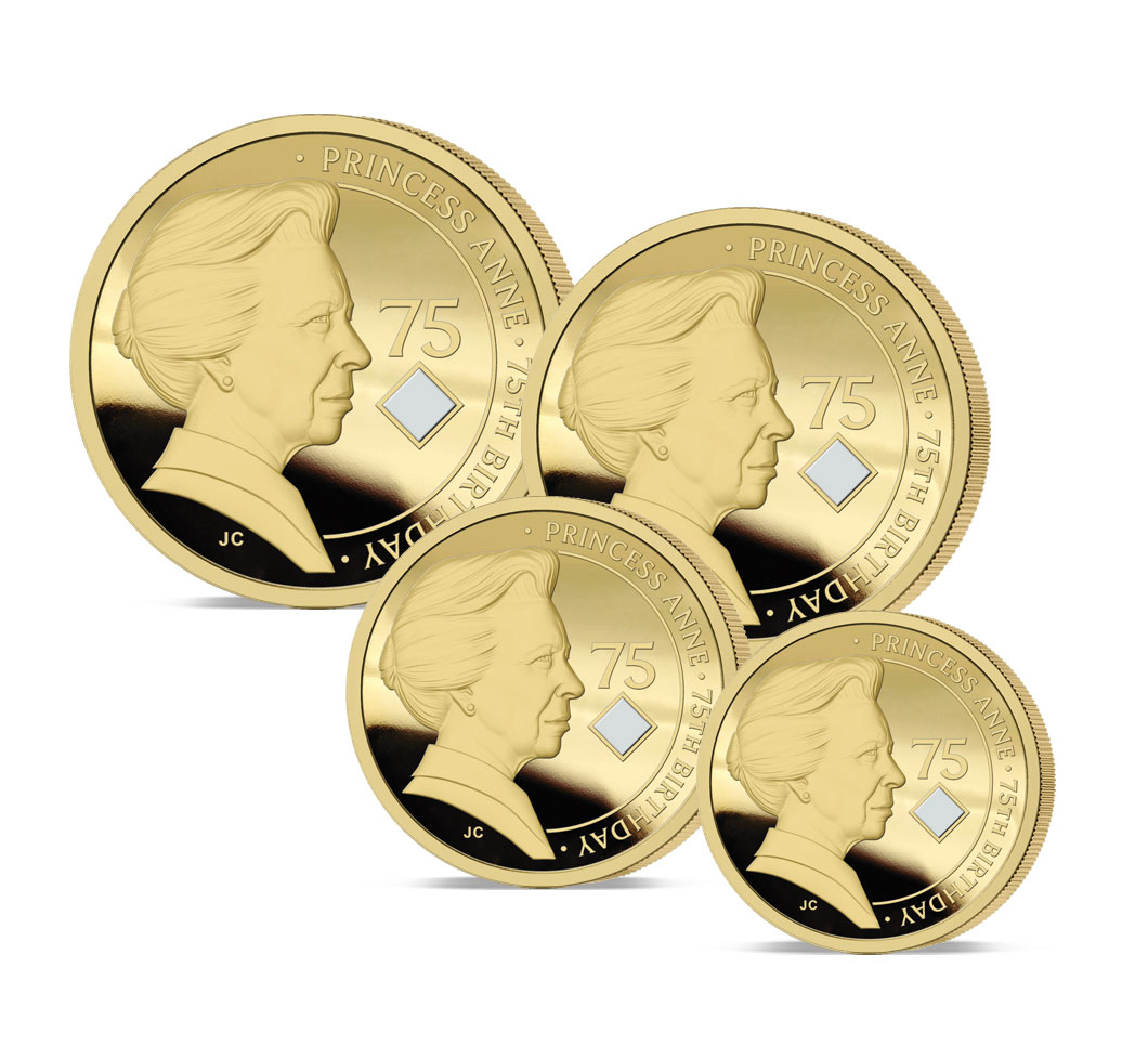 The 2025 Princess Royal 75th Birthday Gold Prestige Sovereign Proof Set