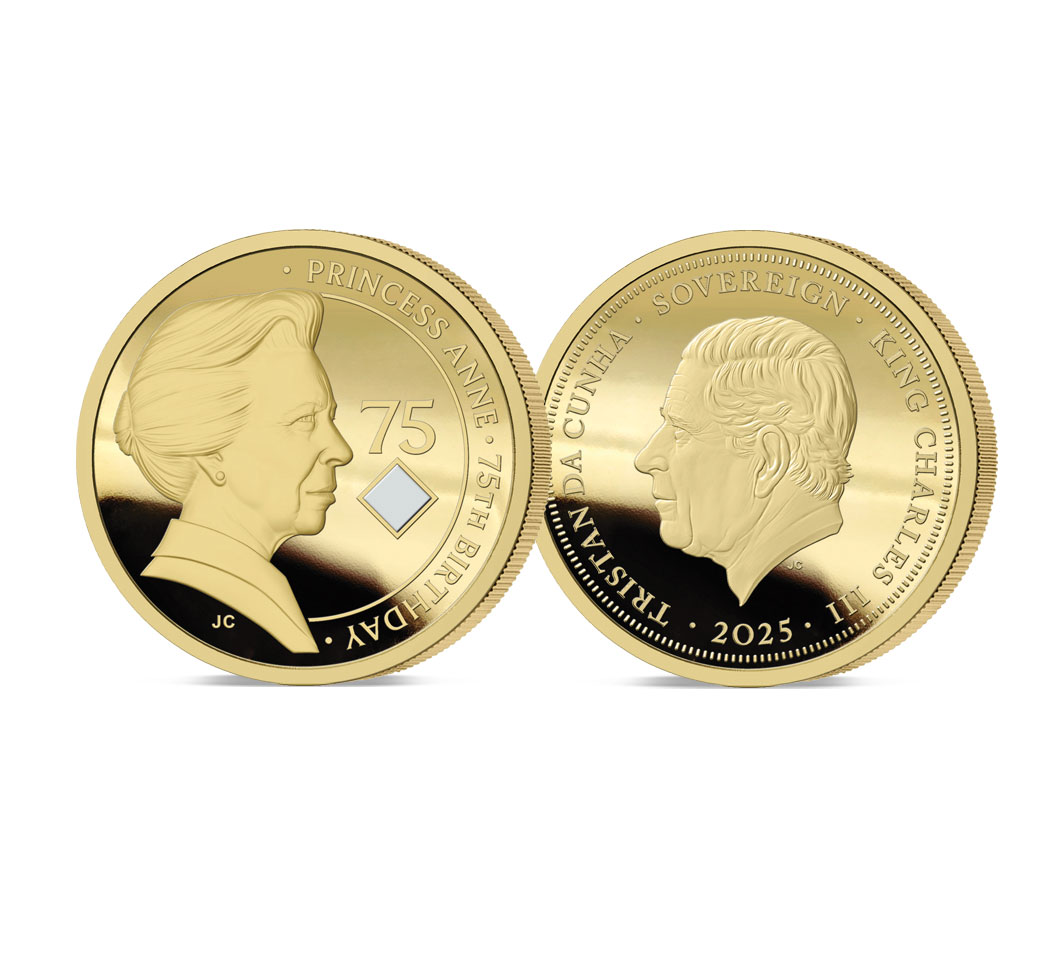 The 2025 Princess Royal 75th Birthday Gold Sovereign