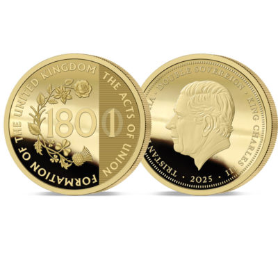 The 2025 Anniversary of the United Kingdom Gold Double Sovereign