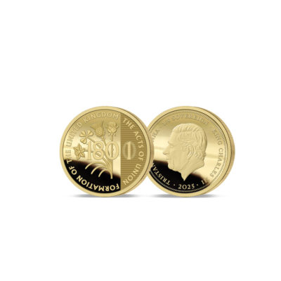 The 2025 Anniversary of the United Kingdom Gold One Eighth Sovereign